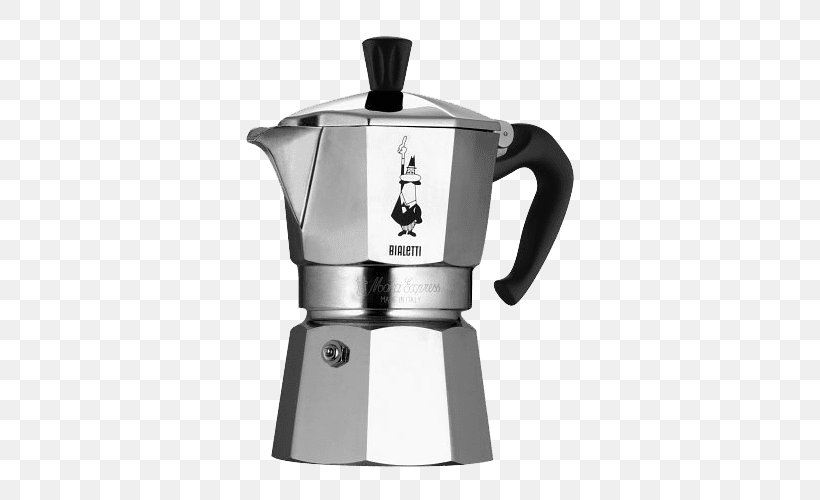 Moka Pot Espresso Coffee Latte Italian Cuisine, PNG, 500x500px, Moka Pot, Coffee, Coffee Cup, Coffee Percolator, Coffeemaker Download Free