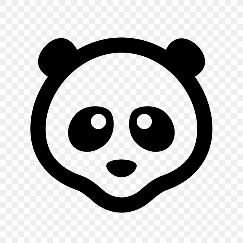 Giant Panda, PNG, 1600x1600px, Giant Panda, Black And White, Computer Font, Face, Facial Expression Download Free