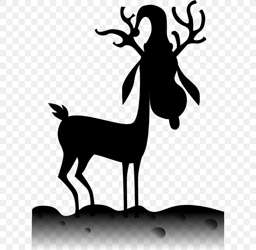 Supper Reindeer Clip Art Christmas Day Dog, PNG, 617x800px, Supper, Animal, Antelope, Blackandwhite, Christmas Day Download Free