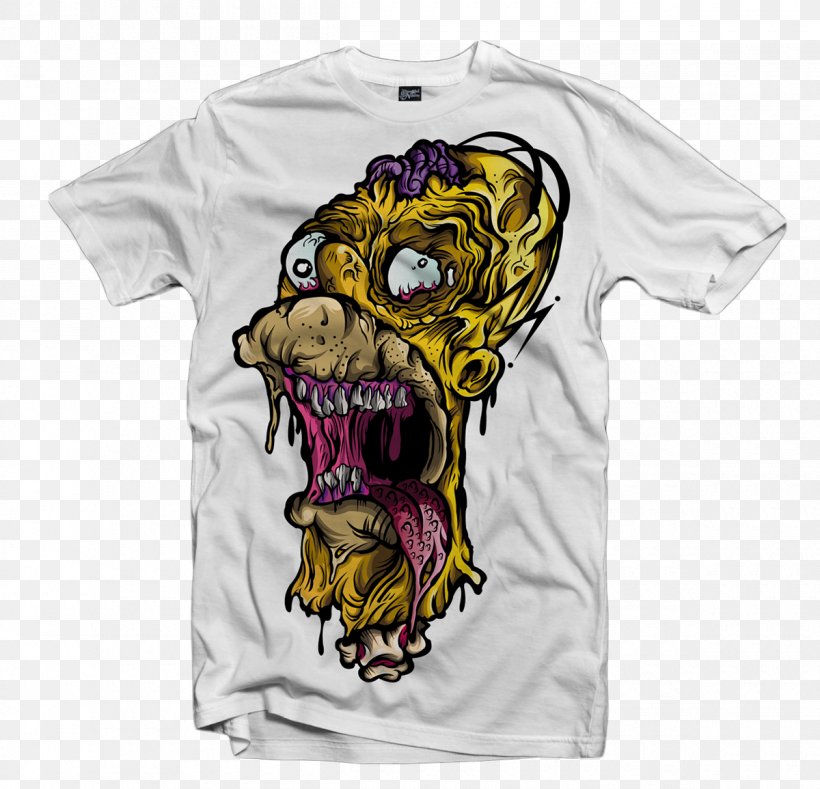 T-shirt Clothing Homer Simpson Hoodie Bart Simpson, PNG, 1200x1155px, Tshirt, Art, Bart Simpson, Behance, Bone Download Free