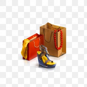 Cartoon Shopping Bag - Online Shopping Thunderstorm E-commerce PNG
