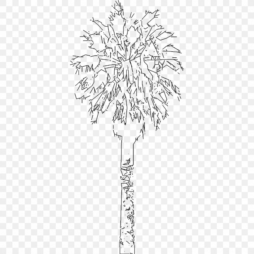 Twig Tree .dwg Computer-aided Design Plant Stem, PNG, 1000x1000px, Twig, Black And White, Branch, Canadian Dollar, Computeraided Design Download Free