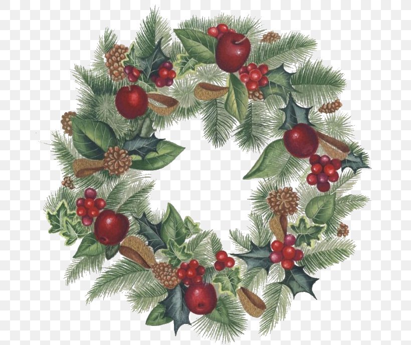 Wreath Christmas Day Garland Drawing Clip Art, PNG, 700x689px, Wreath, Berry, Branch, Cartoon, Christmas Download Free