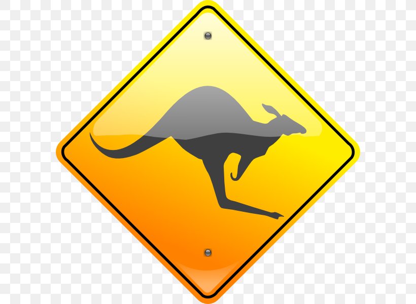 Red Kangaroo Warning Sign Clip Art, PNG, 600x600px, Red Kangaroo, Area, Brand, Kangaroo, Logo Download Free