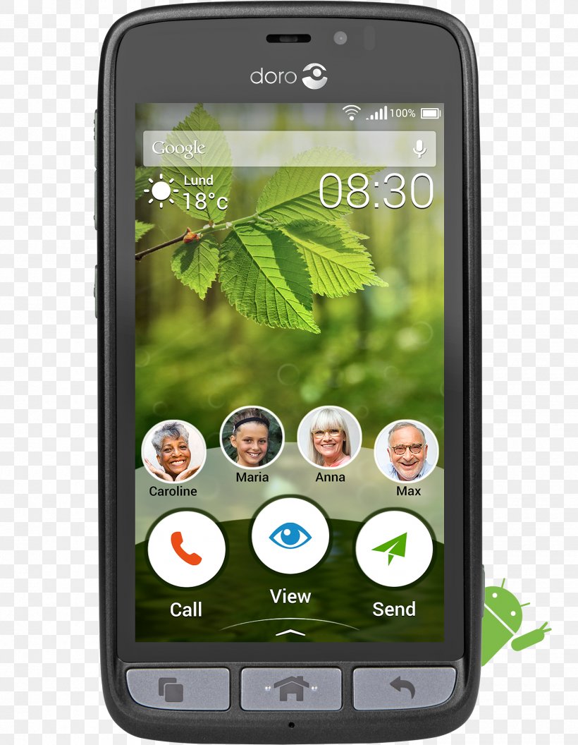 Smartphone O2 Doro Sim Free 4G, PNG, 1800x2320px, Smartphone, Cellular Network, Communication Device, Doro, Doro 8030 Download Free