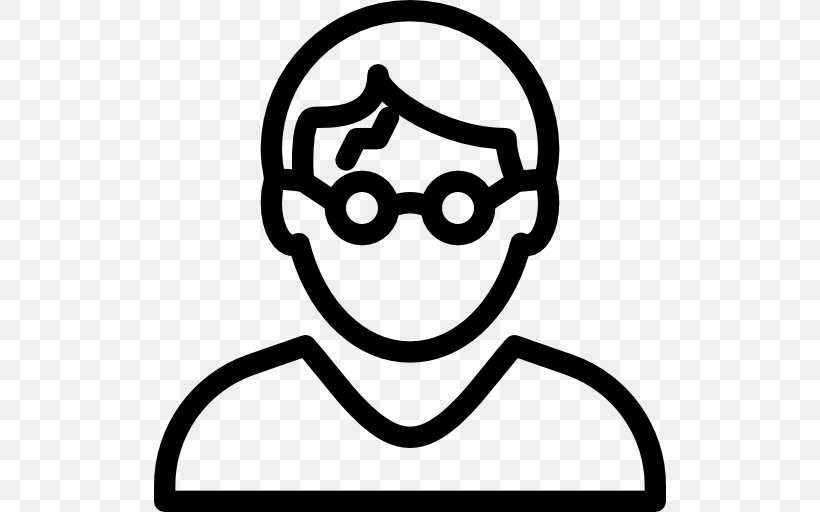 Black And White Smile Facial Expression, PNG, 512x512px, Emoticon, Avatar, Black And White, Blog, Eyewear Download Free