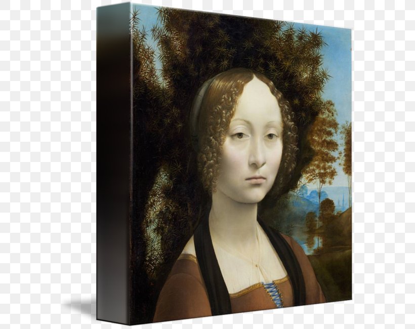 Ginevra De' Benci Head Of A Woman Painting Mona Lisa Portrait, PNG, 587x650px, Head Of A Woman, Art, Canvas, Drawing, Leonardo Da Vinci Download Free