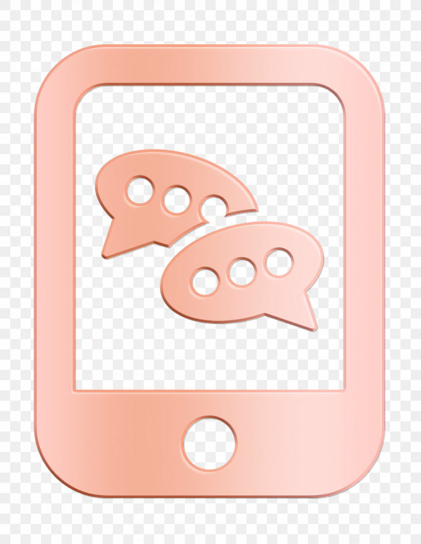 Cellphone With Speech Boxes Icon Chat Icon Office Set Icon, PNG, 950x1228px, Chat Icon, Baked Goods, Cartoon, Finger Food, Interface Icon Download Free
