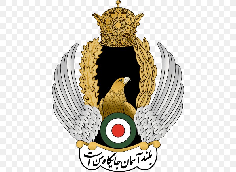 Islamic Republic Of Iran Air Force تاريخ القوات الجوية الإيرانية Imperial Iranian Armed Forces Iranian Revolution, PNG, 458x599px, Iran, Air Force, Badge, Brand, Crest Download Free