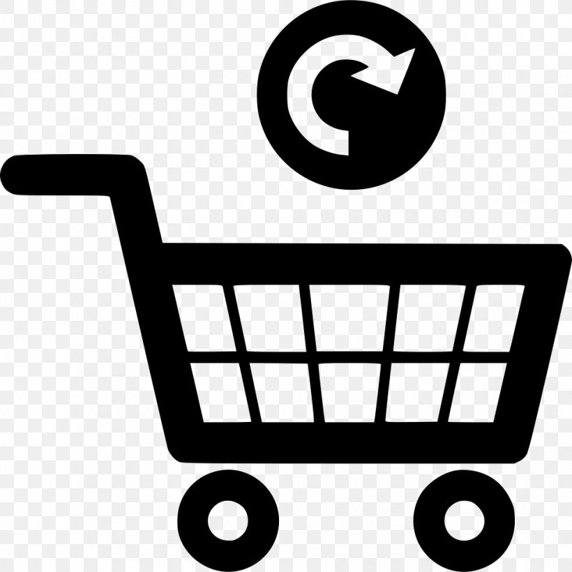 Shopping Cart Online Shopping, PNG, 980x980px, Shopping Cart, Area, Black, Black And White, Brand Download Free