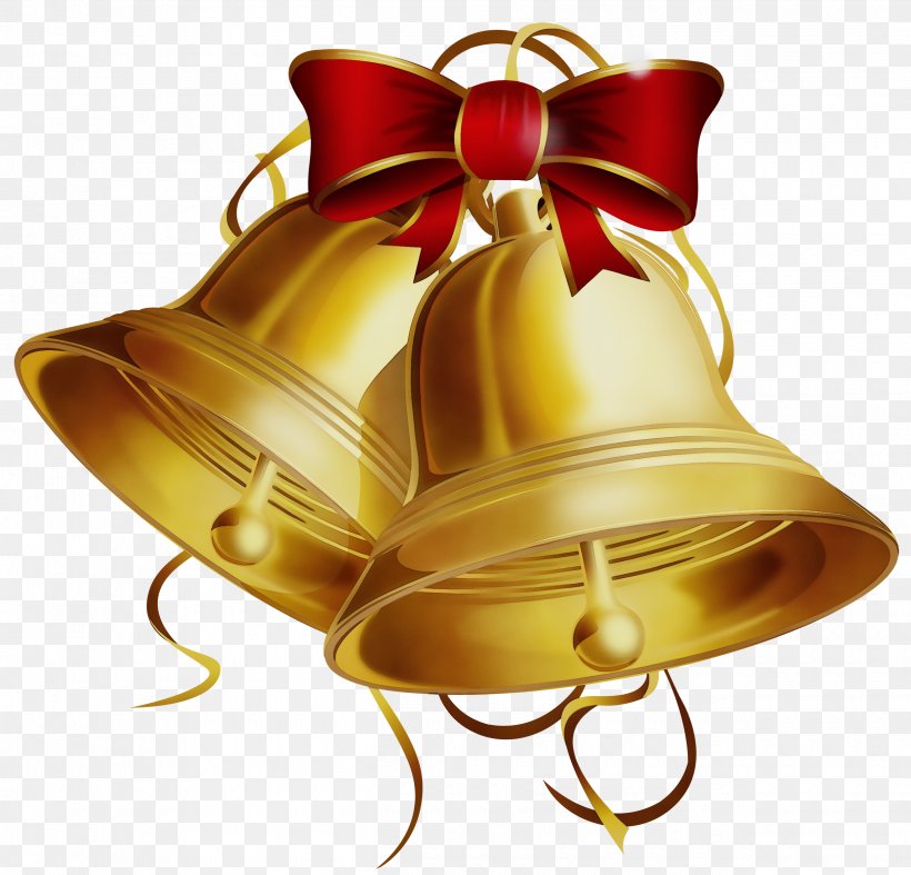 Christmas Bell Cartoon, PNG, 2500x2401px, Watercolor, Bell, Christmas Day, Festival, Handbell Download Free