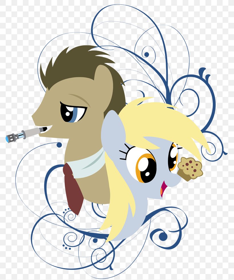 Derpy Hooves Pony Twilight Sparkle Rainbow Dash Doctor, PNG, 797x981px, Watercolor, Cartoon, Flower, Frame, Heart Download Free