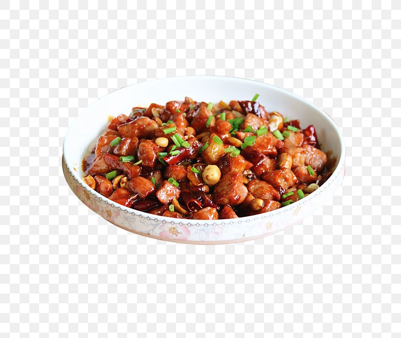 Kung Pao Chicken Sichuan Cuisine Hot Chicken Chicken Meat, PNG, 662x691px, Kung Pao Chicken, Bean, Chicken, Chicken Meat, Chili Pepper Download Free