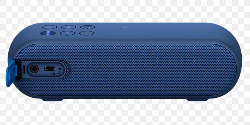 Wireless Speaker Loudspeaker Bass Bluetooth, PNG, 1000x500px, Wireless Speaker, Bass, Blue, Bluetooth, Electric Blue Download Free