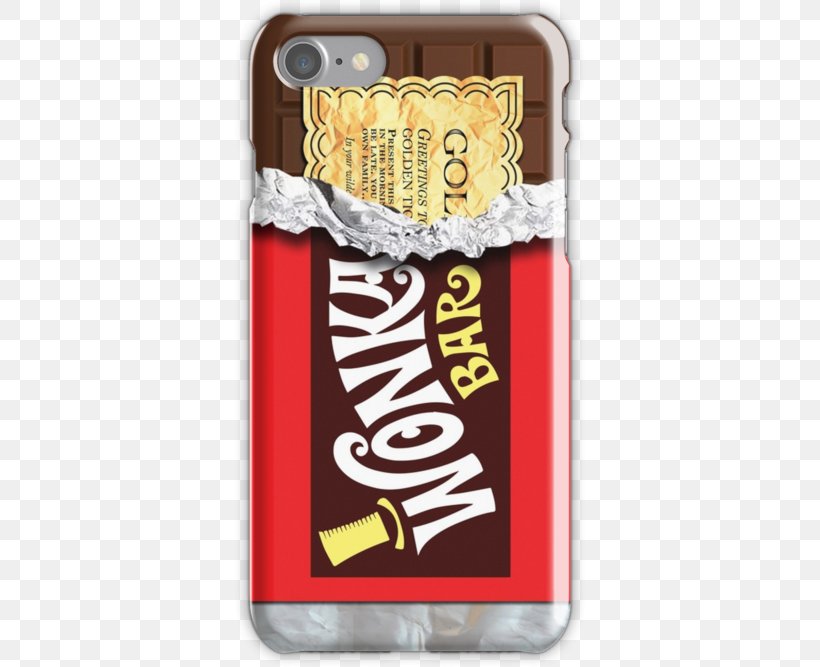 Wonka Bar Willy Wonka Apple IPhone 8 Plus Chocolate Bar Apple IPhone 7 Plus, PNG, 500x667px, Wonka Bar, Apple Iphone 7 Plus, Apple Iphone 8 Plus, Charlie And The Chocolate Factory, Chocolate Download Free