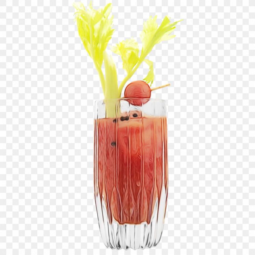 Cocktail Garnish Bloody Mary Non-alcoholic Drink Garnish Flowerpot, PNG, 1184x1184px, Watercolor, Bloody Mary, Cocktail Garnish, Flowerpot, Garnish Download Free