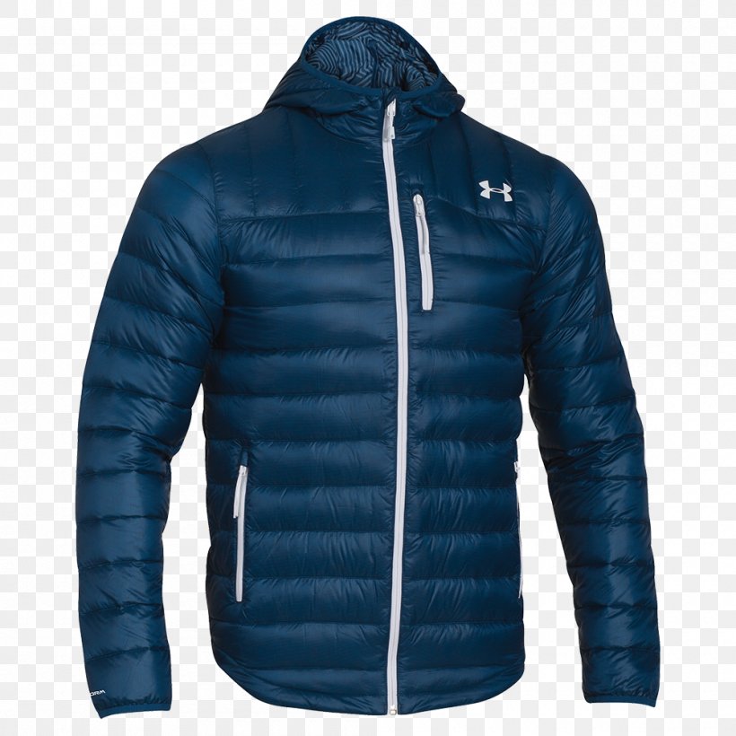 Hoodie Jacket Coldgear Infrared Under Armour, PNG, 1000x1000px, Hoodie, Blue, Bluza, Coldgear Infrared, Electric Blue Download Free