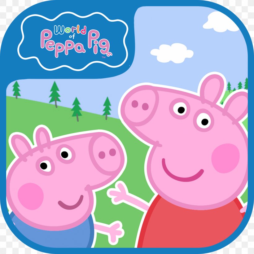 World Of Peppa Pig Peppa Pig: Holiday Peppa Pig: Paintbox Peppa Pig: Activity Maker, PNG, 1024x1024px, World Of Peppa Pig, Android, App Store, Area, Google Play Download Free