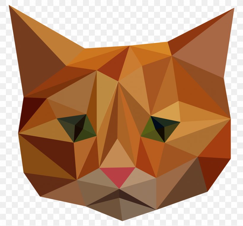 Cat Low Poly Illustration, PNG, 1920x1783px, Cat, Low Poly, Orange, Photography, Pixabay Download Free