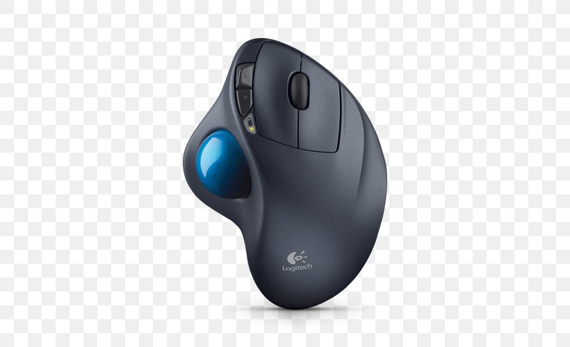 Computer Mouse Trackball Logitech M570 Logitech Unifying Receiver, PNG, 455x500px, Computer Mouse, Computer, Computer Accessory, Computer Component, Computer Hardware Download Free