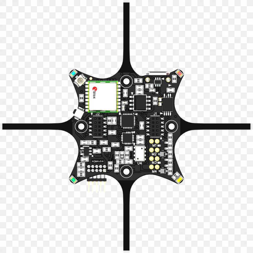 Crazyflie 2.0 Quadcopter Unmanned Aerial Vehicle Schematic Computer Software, PNG, 1024x1024px, Crazyflie 20, Computer Software, Electric Battery, Global Positioning System, Gps Navigation Systems Download Free