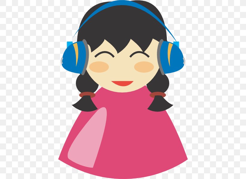 Headphones Woman Clip Art, PNG, 432x599px, Watercolor, Cartoon, Flower, Frame, Heart Download Free
