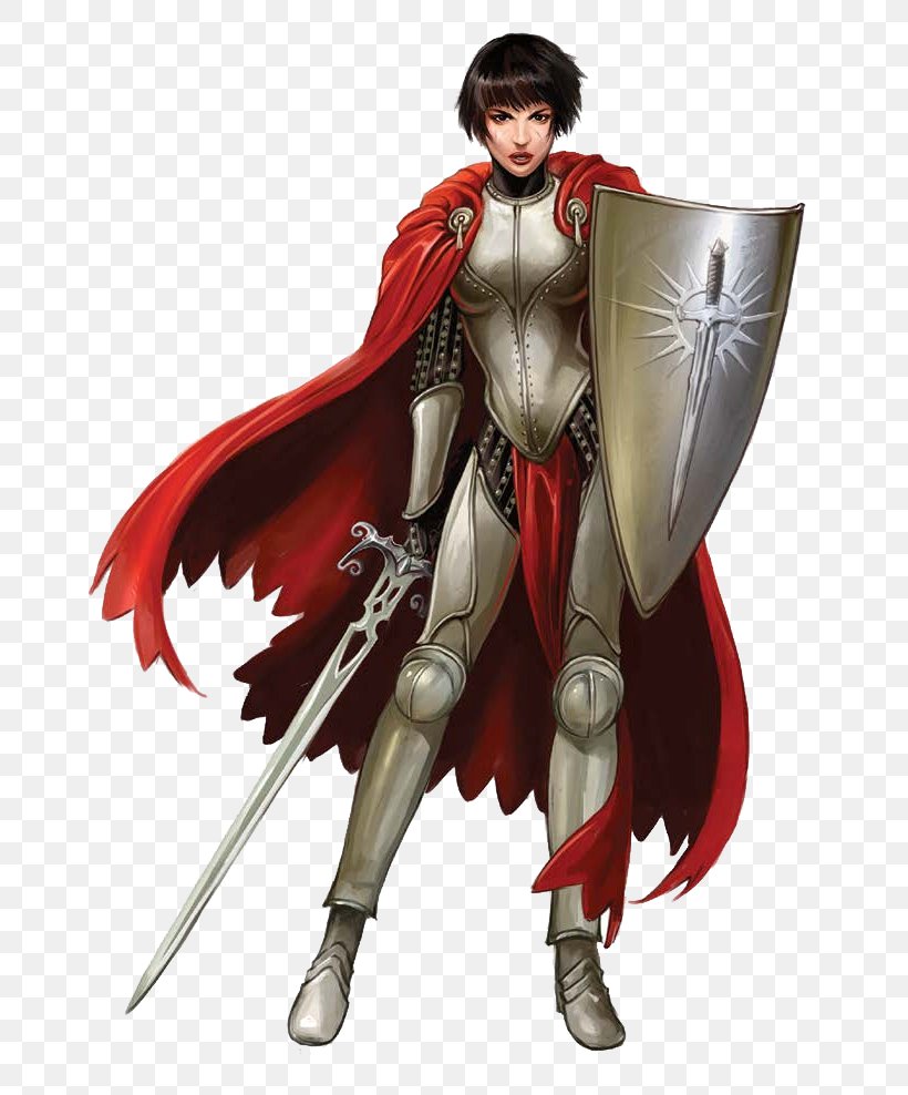 Pathfinder Roleplaying Game Knight Dungeons & Dragons Female Armour, PNG, 668x988px, Pathfinder Roleplaying Game, Action Figure, Armour, Body Armor, Cleric Download Free