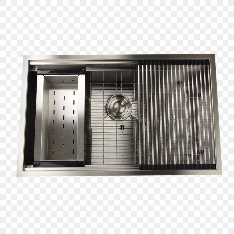 Sink Nantucket Stainless Steel Drain Brushed Metal, PNG, 1000x1000px, Sink, Architectural Engineering, Bathroom, Bowl, Brushed Metal Download Free