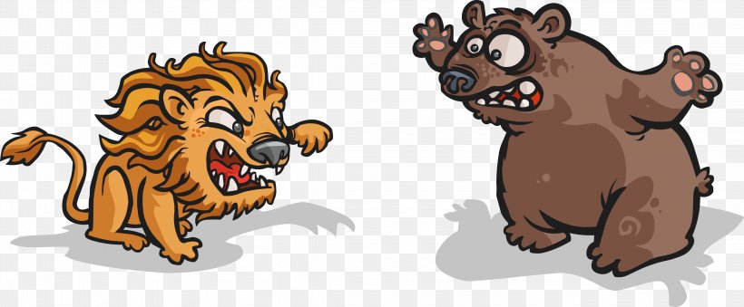 Bear Lion Clip Art, PNG, 4543x1880px, Bear, Animal Figure, Animation, Art, Big Cats Download Free