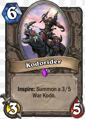 Hearthstone - Hearthstone Kodorider World Of Warcraft War Kodo BlizzCon PNG