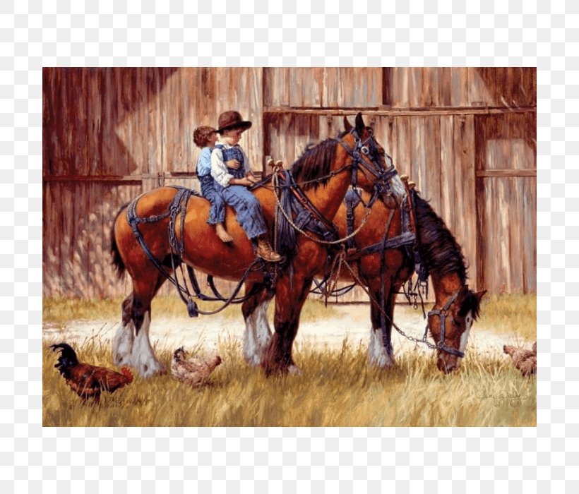 Jigsaw Puzzles Horse Painting, PNG, 700x700px, Jigsaw Puzzles, Artist, Bridle, Farm, Game Download Free