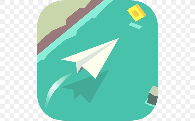Papery Planes Android Game Paper Plane, PNG, 512x512px, Android, Aqua, Brand, Game, Google Download Free