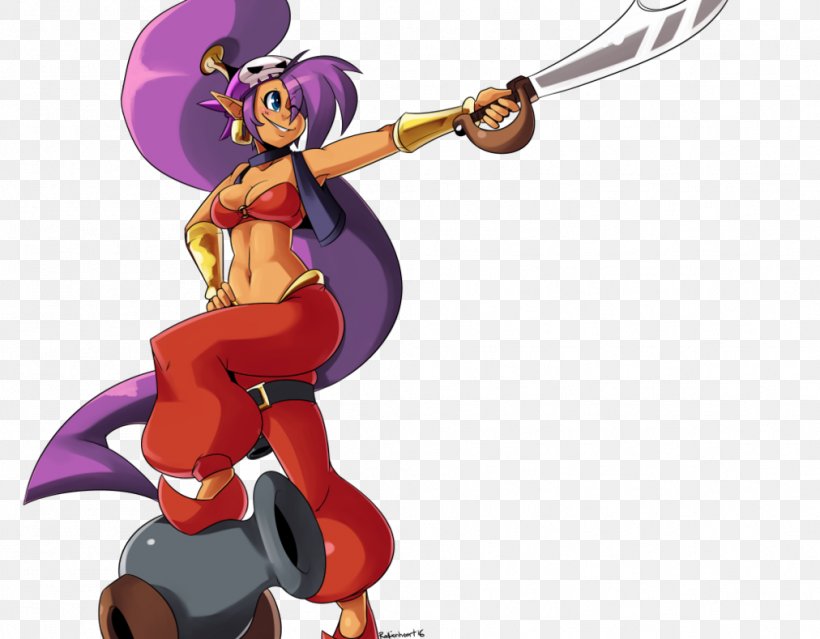 Shantae And The Pirate's Curse Shantae: Half-Genie Hero Shantae: Risky's Revenge WayForward Technologies Fan Art, PNG, 1012x789px, Watercolor, Cartoon, Flower, Frame, Heart Download Free