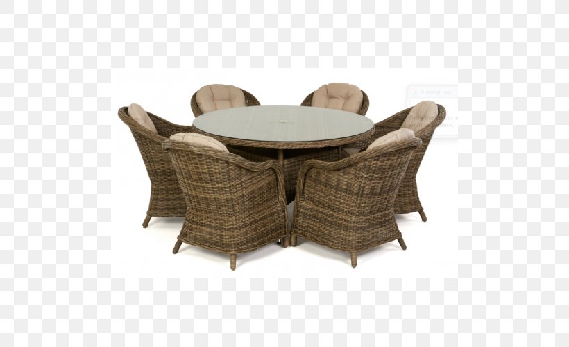 Table Garden Furniture Dining Room Chair Rattan, PNG, 500x500px, Table, Bench, Chair, Countertop, Daybed Download Free