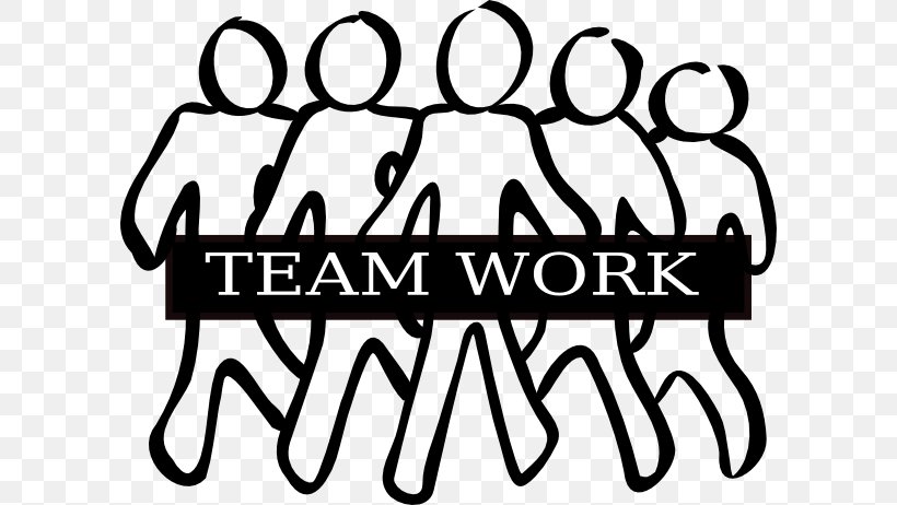 Teamwork Free Content Clip Art, PNG, 600x462px, Teamwork, Animation, Area, Black, Black And White Download Free
