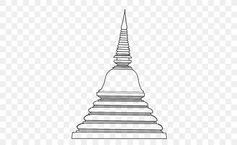 Temple Buddhism Stupa Clip Art, PNG, 500x500px, Temple, Black And White, Buddhism, Buddhist Temple, Dharma Download Free
