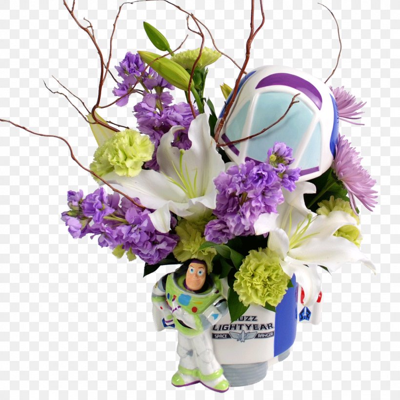 Floral Design Buzz Lightyear Flower Bouquet Cut Flowers, PNG, 1024x1024px, Floral Design, Artificial Flower, Book, Buzz Lightyear, Cut Flowers Download Free