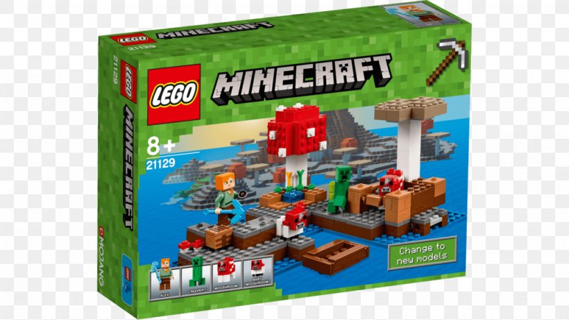 Lego Minecraft LEGO 21129 Minecraft The Mushroom Island Toy, PNG, 1024x576px, Minecraft, Lego, Lego 21128 Minecraft The Village, Lego Minecraft, Lego Minifigure Download Free