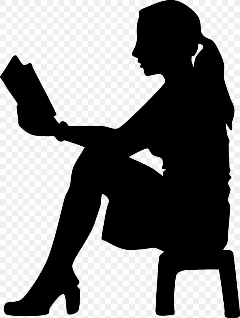 Book Silhouette, PNG, 964x1280px, Woman, Book, Girl, Lady, Reading Download Free