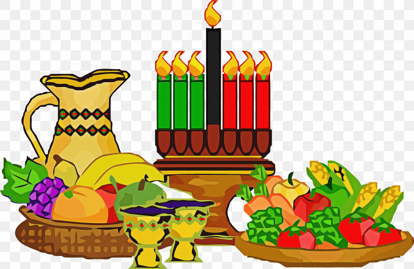 Kwanzaa Happy Kwanzaa, PNG, 3000x1957px, Kwanzaa, Birthday Candle, Happy Kwanzaa, Junk Food Download Free