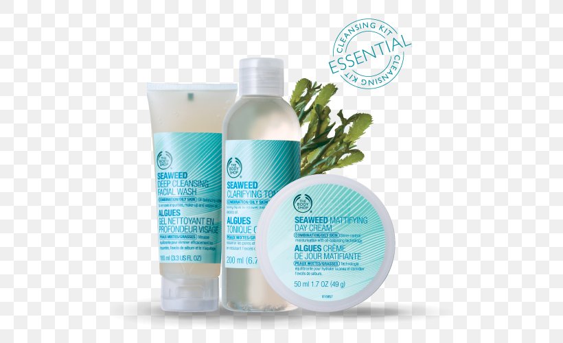 Lotion The Body Shop Seaweed Liquid Gel, PNG, 500x500px, Lotion, Body Shop, Cream, Gel, Liquid Download Free