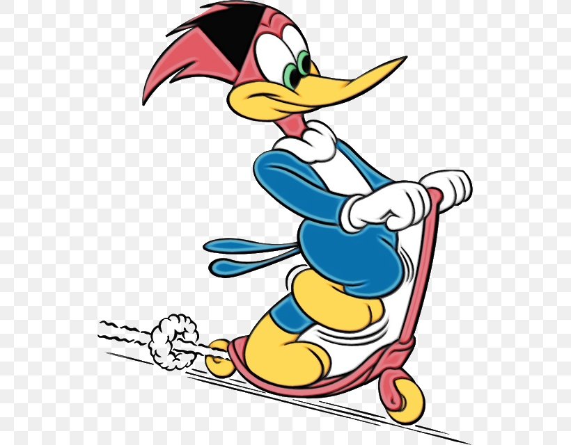 Woody Woodpecker Drawing Animated Cartoon, PNG, 539x640px, Woody