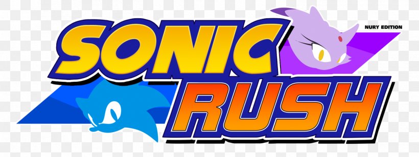 Sonic Rush Adventure Logo Sonic Adventure Sonic Generations, PNG, 1453x549px, Sonic Rush, Advertising, Area, Banner, Brand Download Free