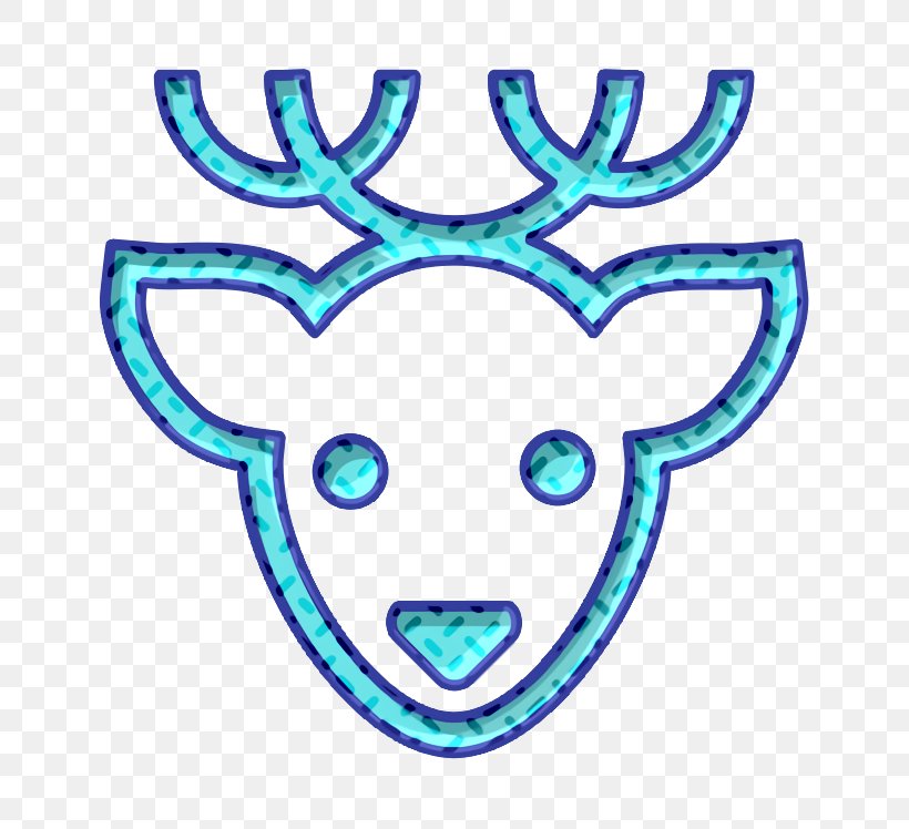 Christmas Icon Hirsch Icon Reh Icon, PNG, 770x748px, Christmas Icon, Blue, Head, Hirsch Icon, Logo Download Free