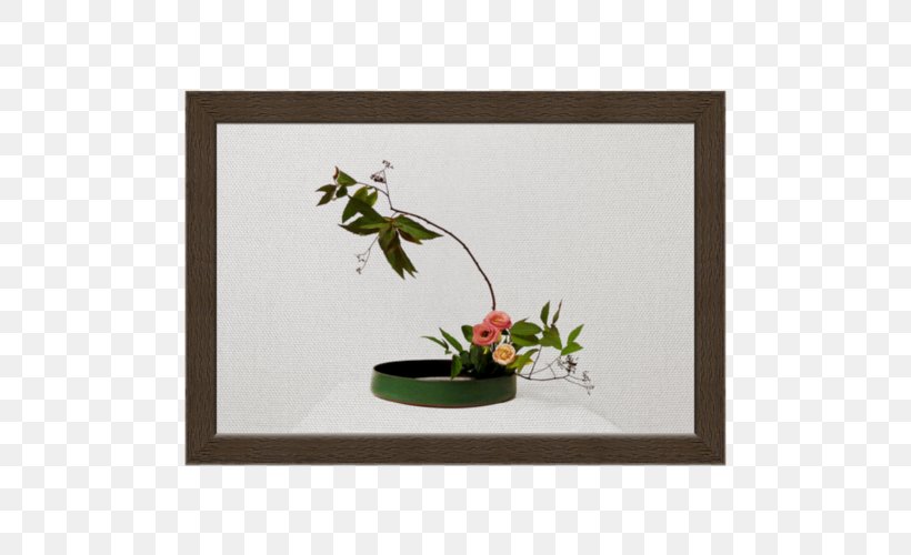 Floral Design Picture Frames Rectangle Flowering Plant, PNG, 500x500px, Floral Design, Flora, Flower, Flowering Plant, Flowerpot Download Free