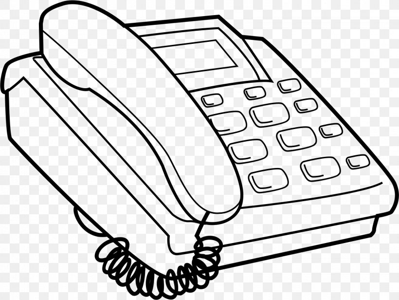 Push-button Telephone Coloring Book Computer, PNG, 1610x1211px, Telephone, Area, Black And White, Child, Color Download Free