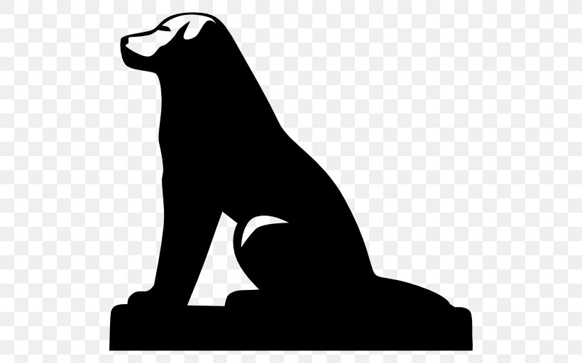 Dog Hachikō Clip Art, PNG, 512x512px, Dog, Black, Black And White, Carnivoran, Cat Like Mammal Download Free