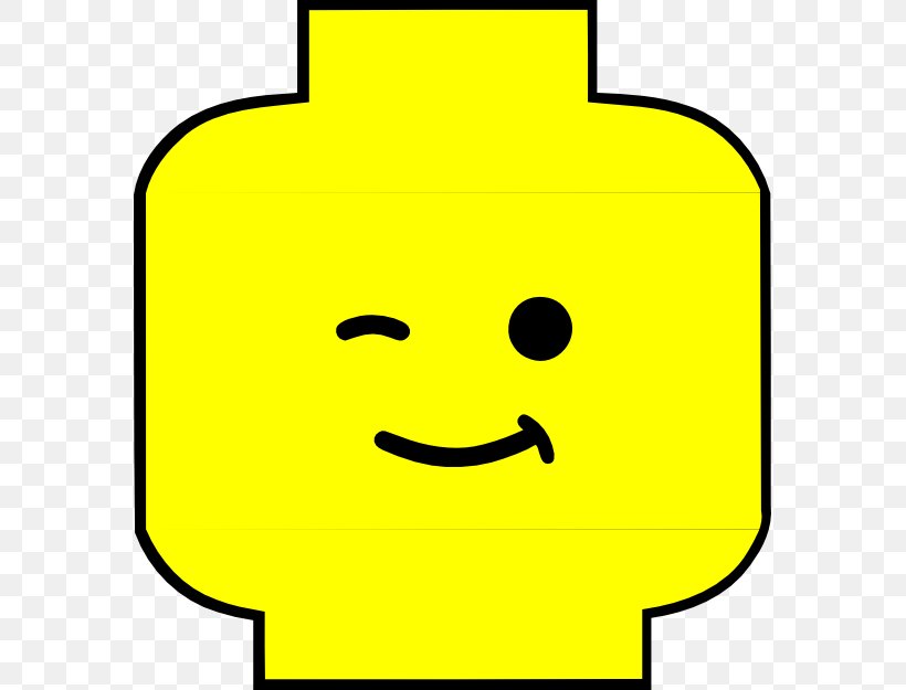 Lego Minifigure Smiley Clip Art, PNG, 577x625px, Lego, Area, Black And White, Emoticon, Face Download Free