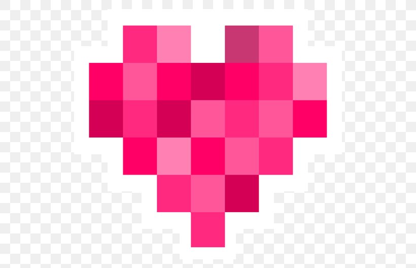 Pixel 2 Sticker Redbubble Heart, PNG, 528x528px, Pixel 2, Bumper Sticker, Google Pixel, Heart, Magenta Download Free