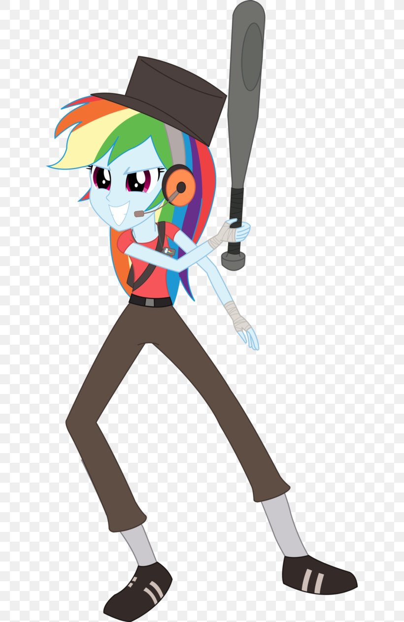 Rainbow Dash Team Fortress 2 Cartoon My Little Pony: Equestria Girls, PNG, 633x1263px, Rainbow Dash, Art, Cartoon, Character, Deviantart Download Free